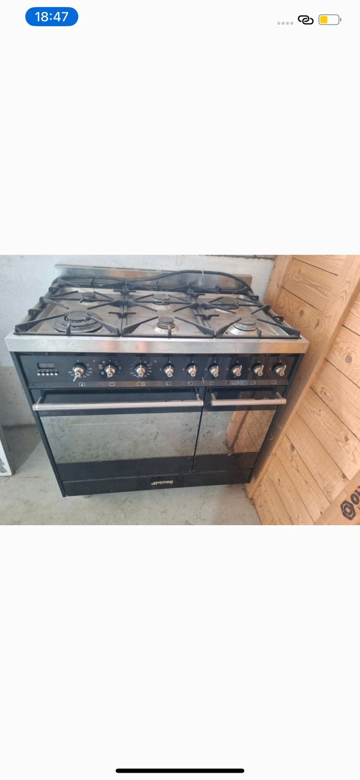 Gasfornuis met oven, 60 cm of meer, Ophalen of Verzenden, Zo goed als nieuw, Gas