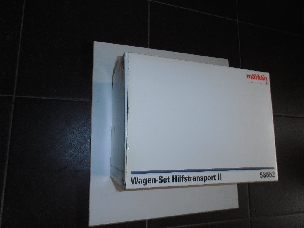 marklin spoor 1 58652, Ophalen, Gelijkstroom of Wisselstroom, Wagon, Zo goed als nieuw
