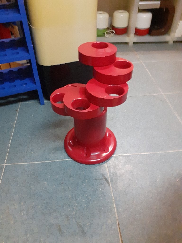 Pluvium rood space age design jaren 70 Castelli retro 1970s, Castelli, Kunststof, Gebruikt, ?