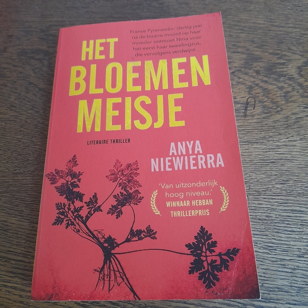Anya Niewierra - Het bloemenmeisje, Boeken, Thrillers, Zo goed als nieuw, Wereld overig, Ophalen of Verzenden