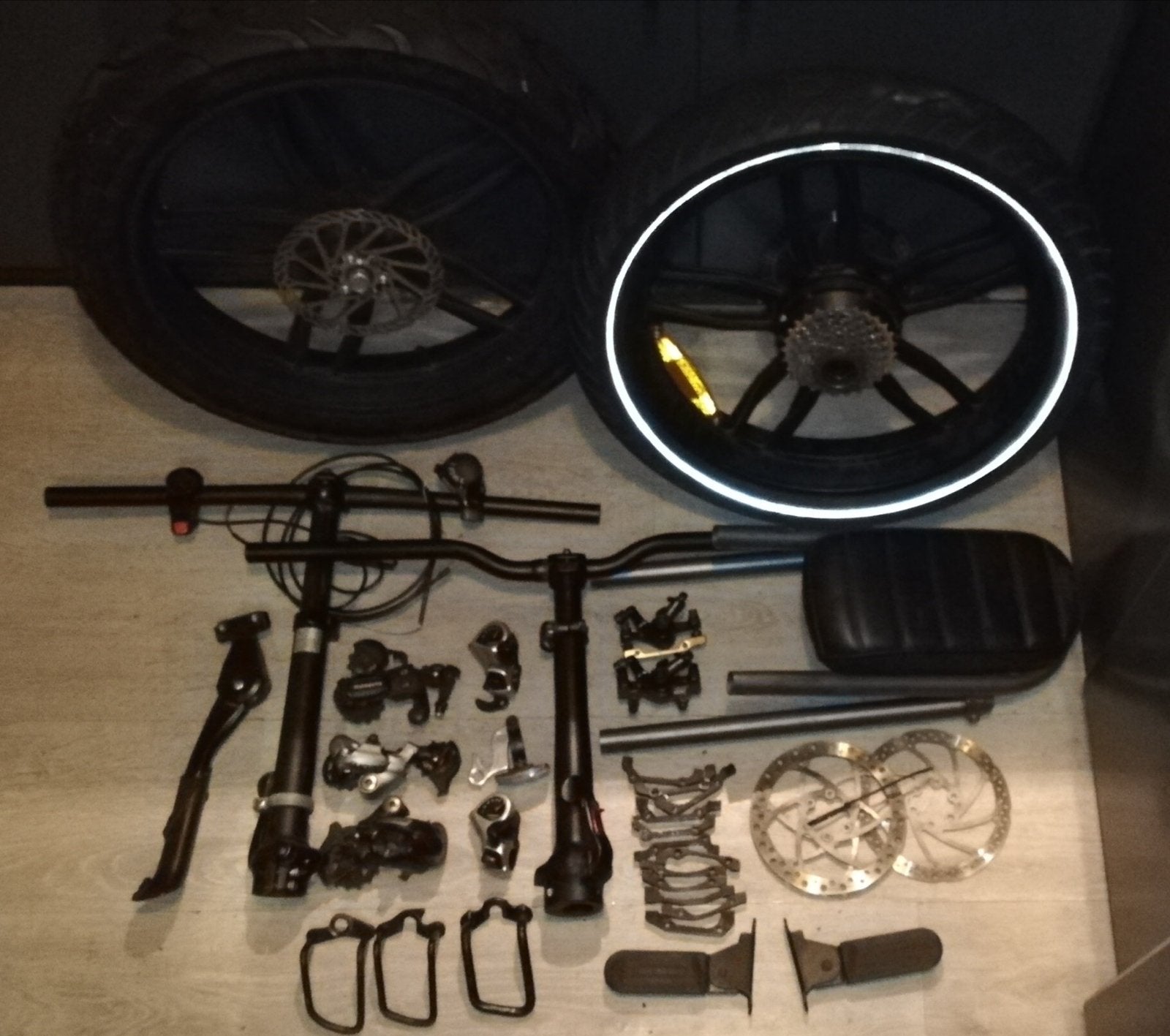 Diverse Ouxi Fatbike Onderdelen - Wielen, Sturen, Remmen, Ophalen of Verzenden, Gebruikt, Fatbike, Wiel