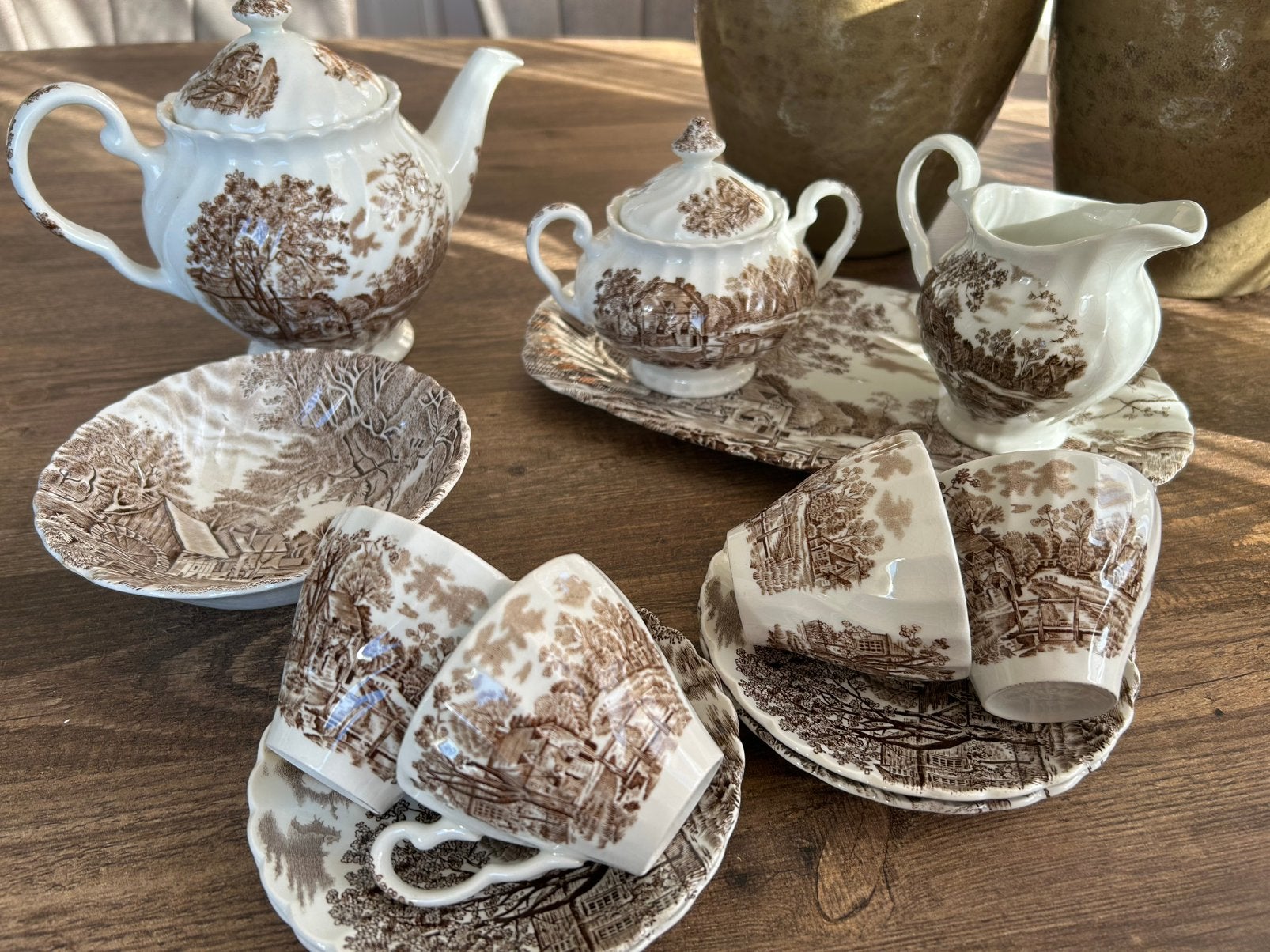 Vintage Engels servies johnson Brothers Cotswold, Ophalen of Verzenden