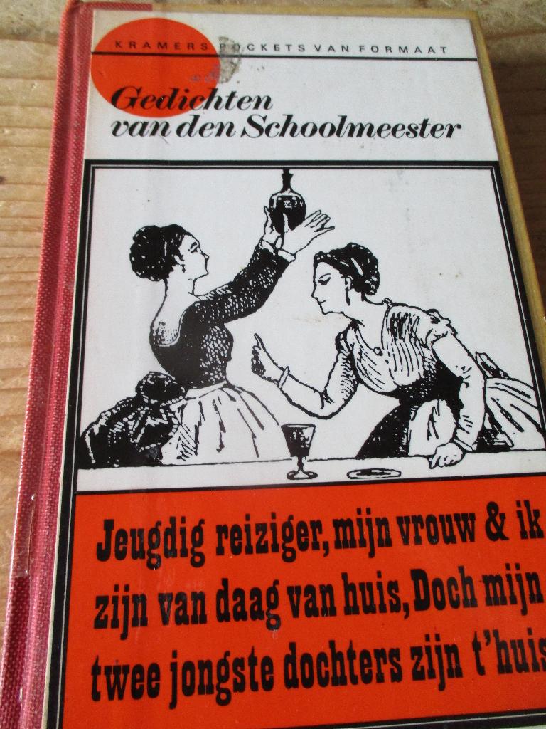 Schoolmeester  "Gedichten"., Boeken, Gedichten en Poëzie, Gelezen, Eén auteur, Ophalen of Verzenden