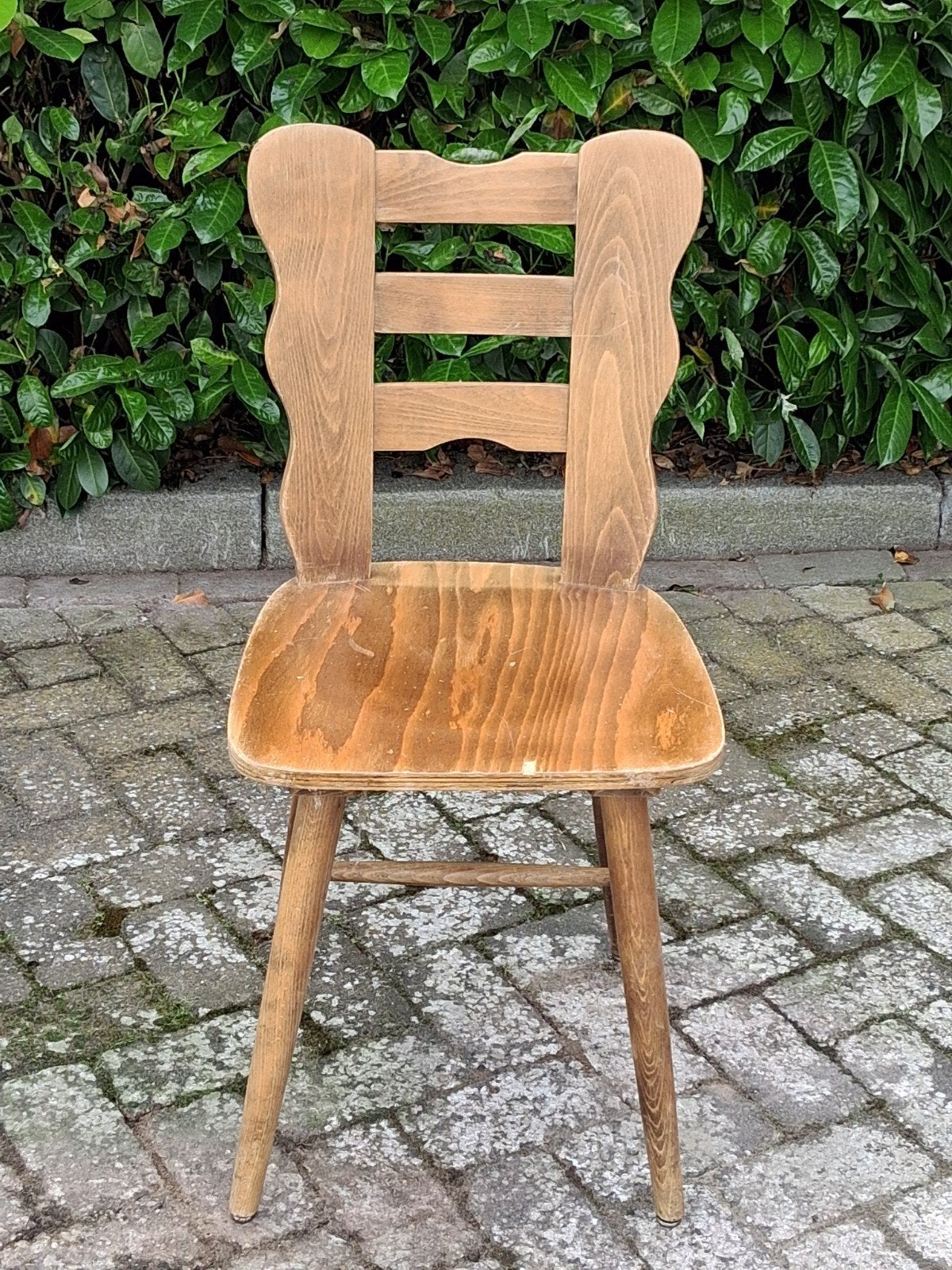 90 Houten café/horeca stoelen - opknappers, Ophalen, Gebruikt, Bruin, Vijf, Zes of meer stoelen