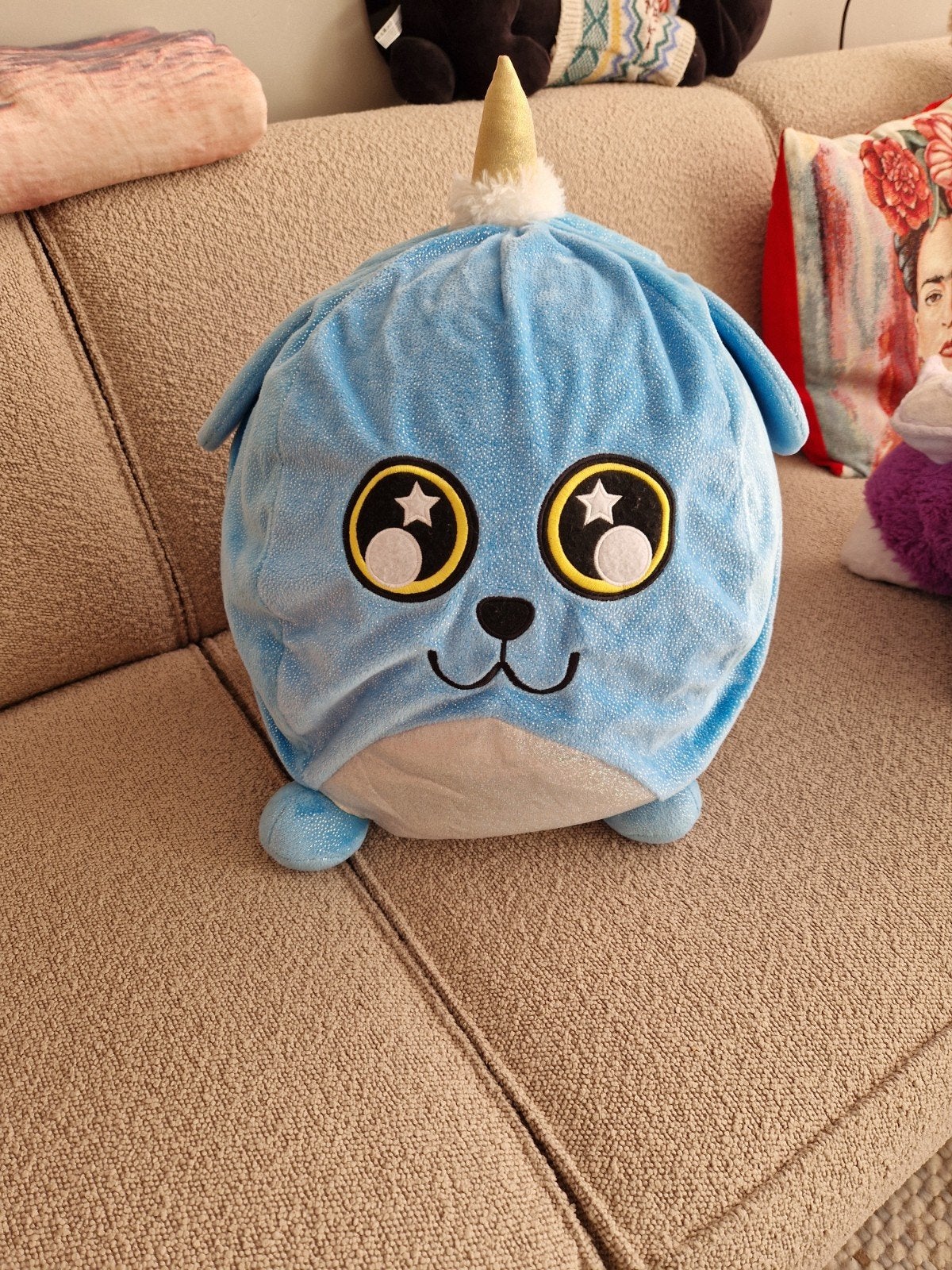 Knuffelballon, Ophalen, Zo goed als nieuw, Blauw, Middelgroot (20 tot 80 cm)