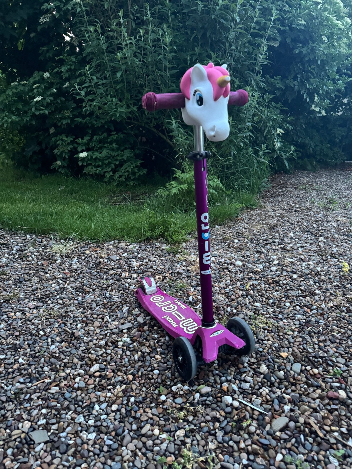 Micro Maxi Step met Eenhoorn - Paars, Fietsen en Brommers, Steps, Ophalen, Gebruikt, Gewone step