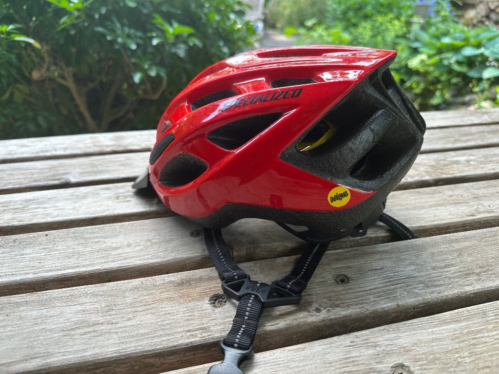 Helm voor renfiets, Sport en Fitness, Wielrennen, Ophalen, Zo goed als nieuw, Helm