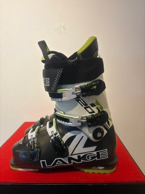 Lange RX 100 Heren skischoenen maat 29,5 (45) Gebruikt, Sport en Fitness, Overige merken, 160 tot 180 cm, Gebruikt, Schoenen