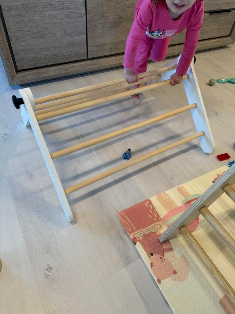 Montessori mini pikler triangle klimrek, Ophalen of Verzenden, Zo goed als nieuw, Overige typen