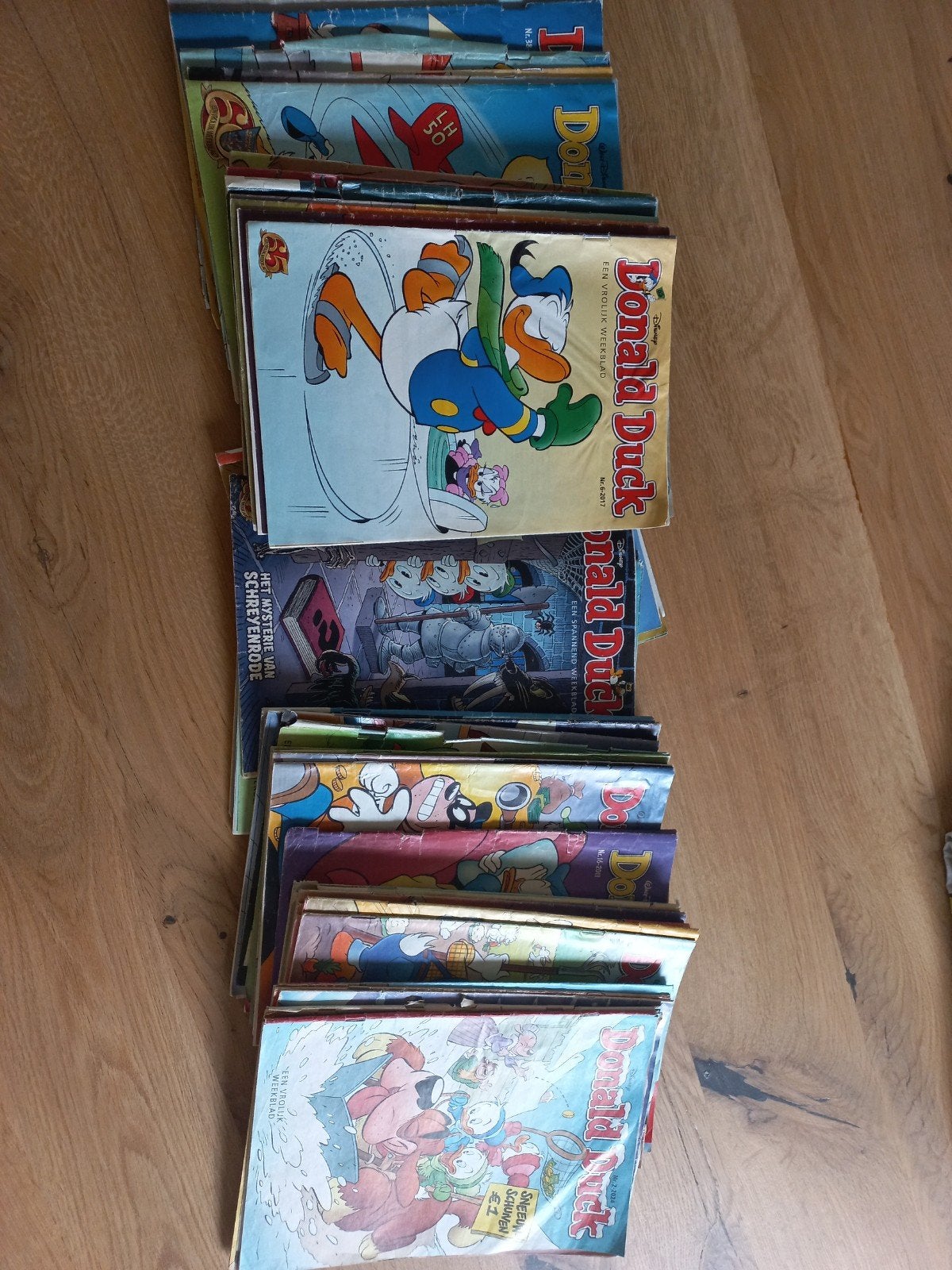 Donald Duck tijdschriften - Diverse jaargangen, Boeken, Meerdere stripboeken, Ophalen, Gelezen, Disney Donald Duck