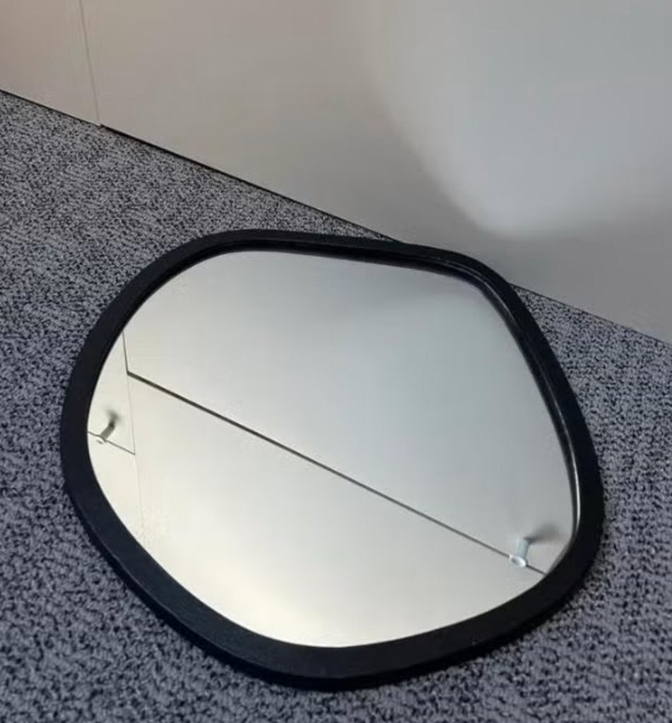 Organische spiegel, Ophalen of Verzenden, Zo goed als nieuw, Minder dan 100 cm, Overige vormen