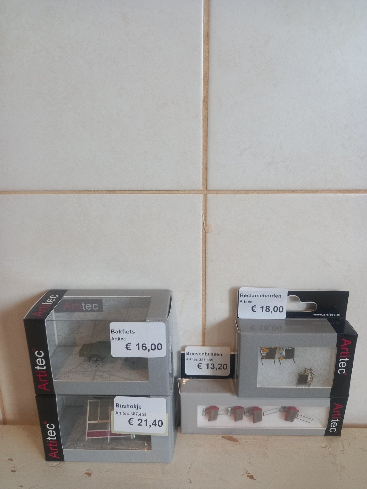 4 stuks Artitec HO Nederlands alles Nieuw Een koop samen, Ophalen of Verzenden, Nieuw, Brug, Tunnel of Gebouw, NS