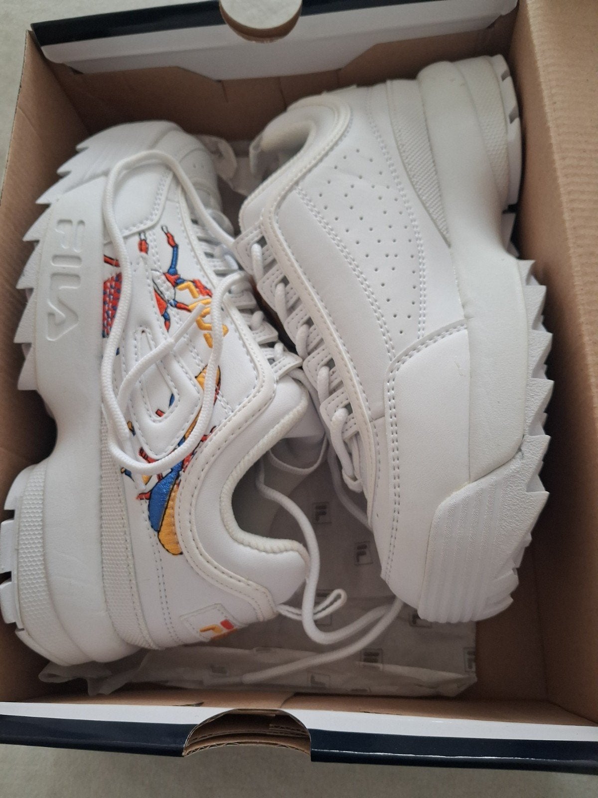 Nieuwe Fila Disruptor Calabrone Low Wmn sneakers, maat 37, Wit, Nieuw, Ophalen of Verzenden, Sneakers of Gympen