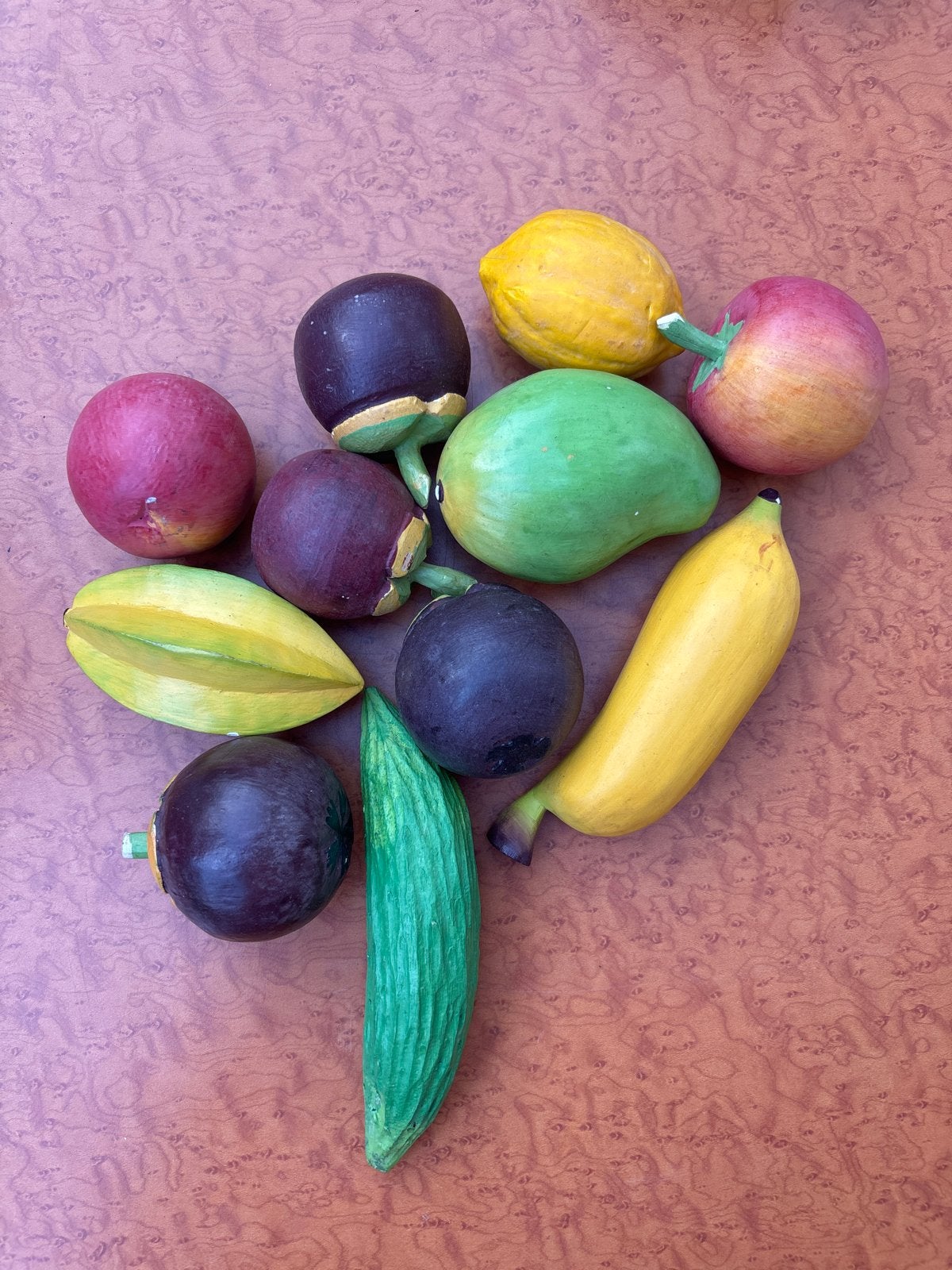 Decoratieve houten vruchten - Exotisch fruit set, Ophalen of Verzenden