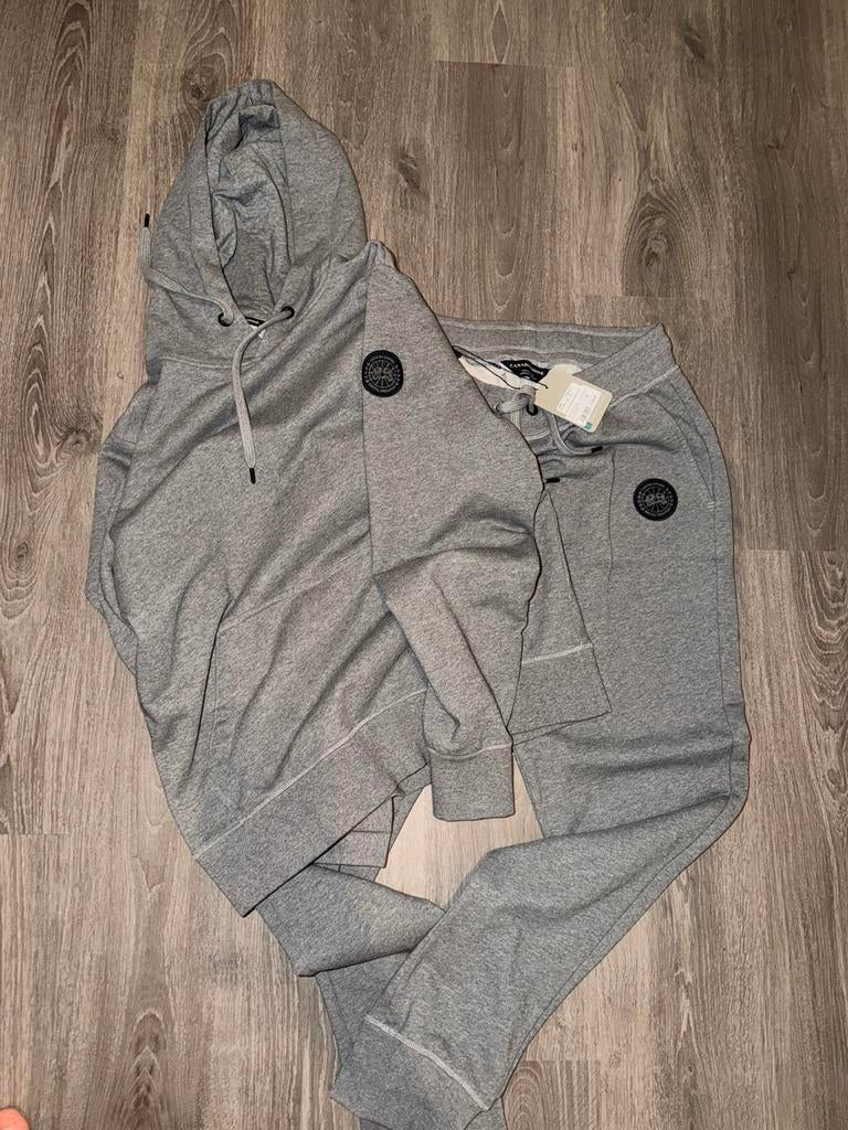 Canada Goose Huron hoodie & pants, Ophalen of Verzenden, Zo goed als nieuw, Maat 48/50 (M), Grijs