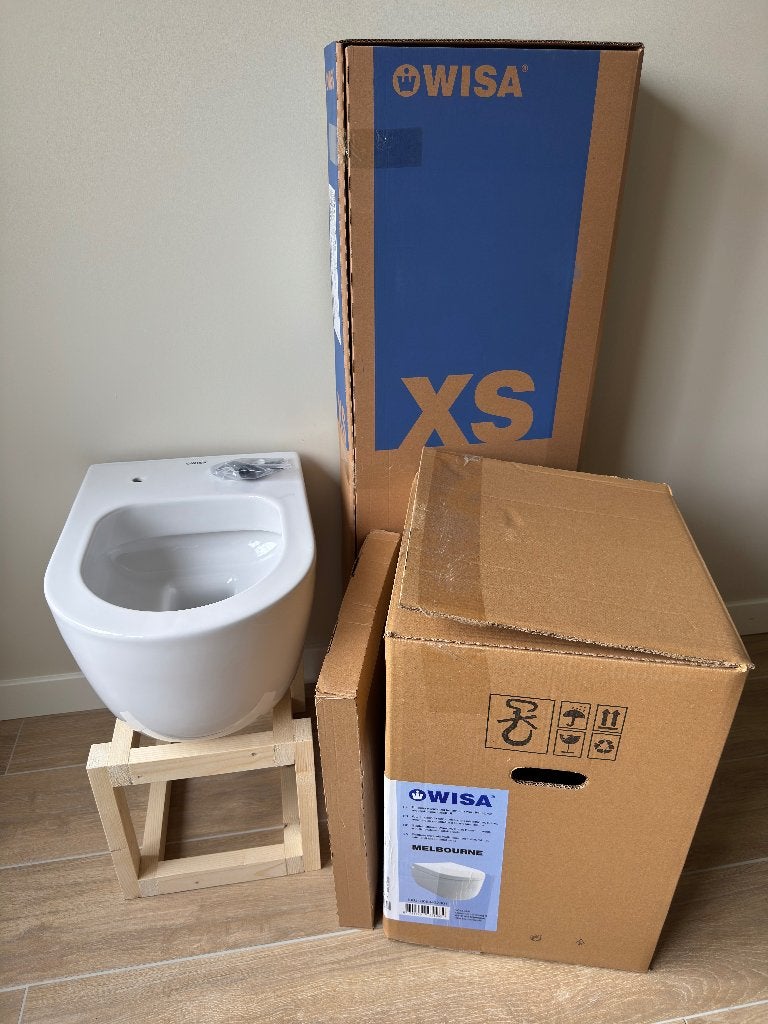 WISA Melbourne wandcloset + WISA XS inbouwreservoir | nieuw, Ophalen, Nieuw, Toilet