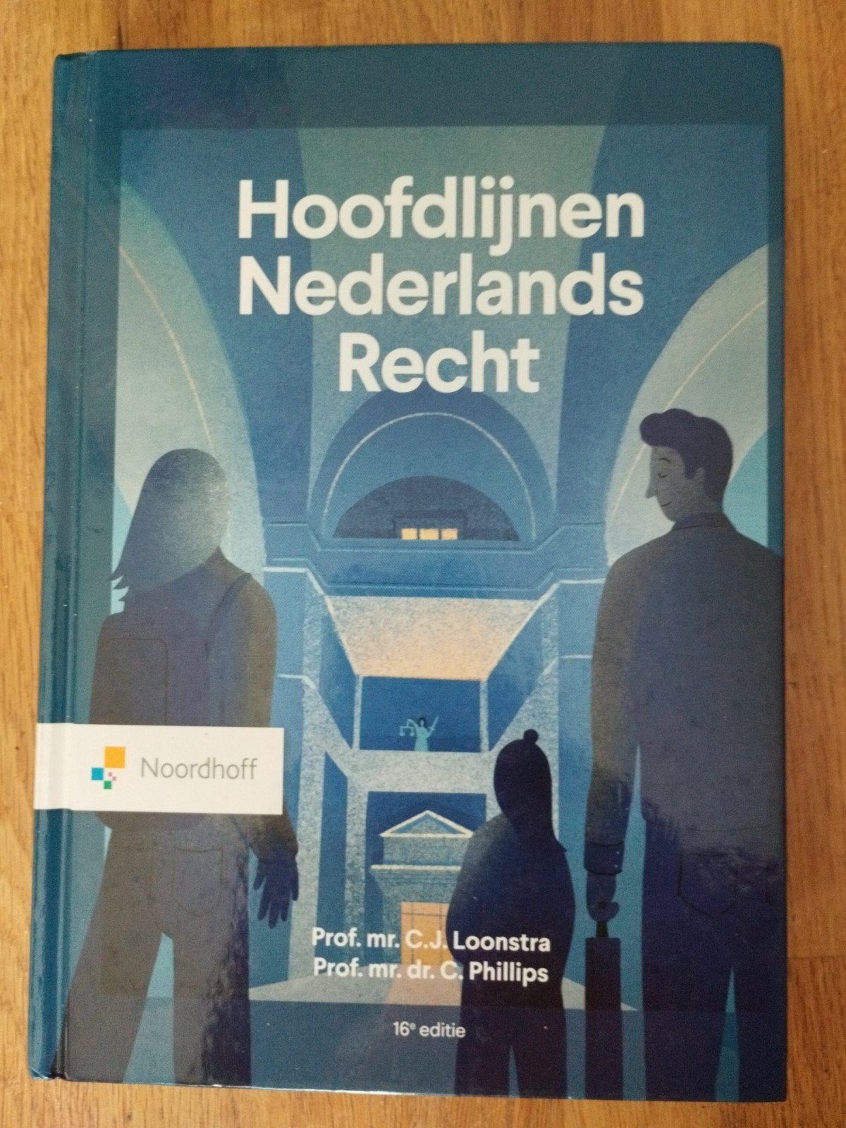 Hoofdlijnen Nederlands Recht - 16e editie, Boeken, Studieboeken en Cursussen, Gelezen, Prof. mr. C.J. Loonstra, Prof. mr. dr. C. Phillips