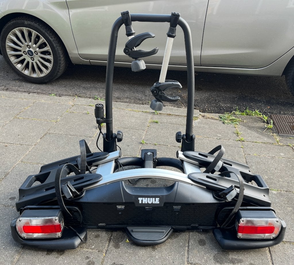 Thule VeloCompact 925 fietsendrager, Auto diversen, Fietsendragers, Ophalen, Gebruikt, Brede banden, 2 fietsen