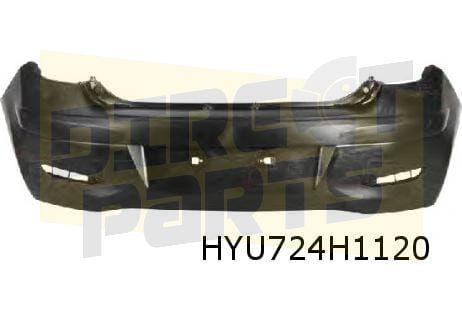 Hyundai i10 (1/11-12/13) achterbumper (Zwart structuur) Orig