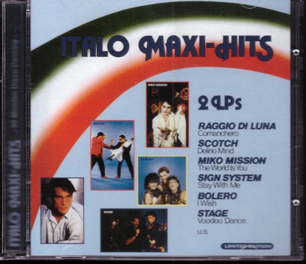 2 CD Italo Maxi-Hits Scotch Paul J. Qualley Rewind Twilight, Verzenden, Zo goed als nieuw, Pop, Album