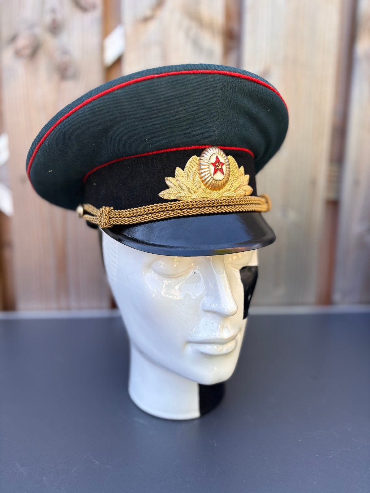 Originele Sovjetleger Tank-/Artillerie-Officiers Paradepet, Verzamelen, Militaria | Algemeen, Ophalen of Verzenden, Landmacht