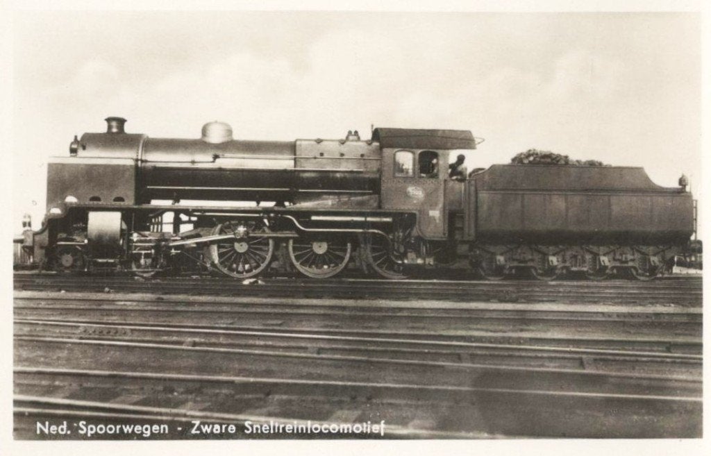 Vervoer-Beroepen-Foto-K-347   Stoomtrein, Verzenden, 1980 tot heden, Zuid-Holland