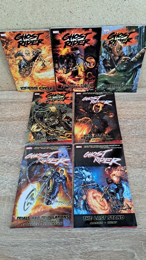 Marvel Comics: Ghost Rider, Hawkeye, Heroes For Hire tpb's, Boeken, Strips | Comics, Eén comic, Amerika, Ophalen of Verzenden