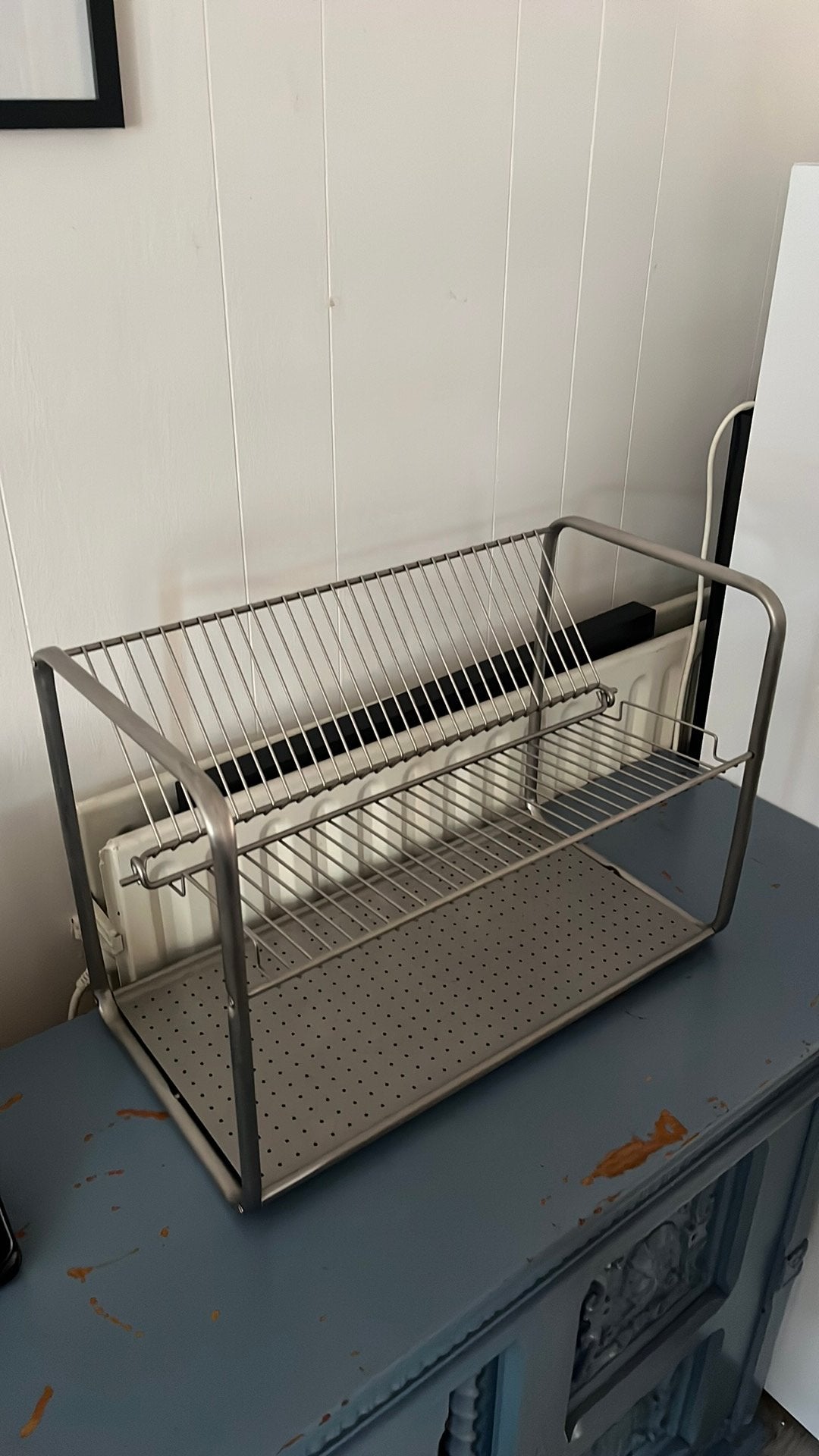 ORDNING Afdruiprek, roestvrij staal, 50x27x36 cm, Ophalen, Zo goed als nieuw, IKEA
