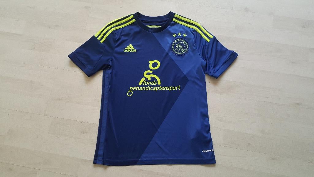 Ajax UIT Shirt! Seizoen 14/15! Mt 164/XS!, Ophalen of Verzenden, Zo goed als nieuw, Voetbal, Rood