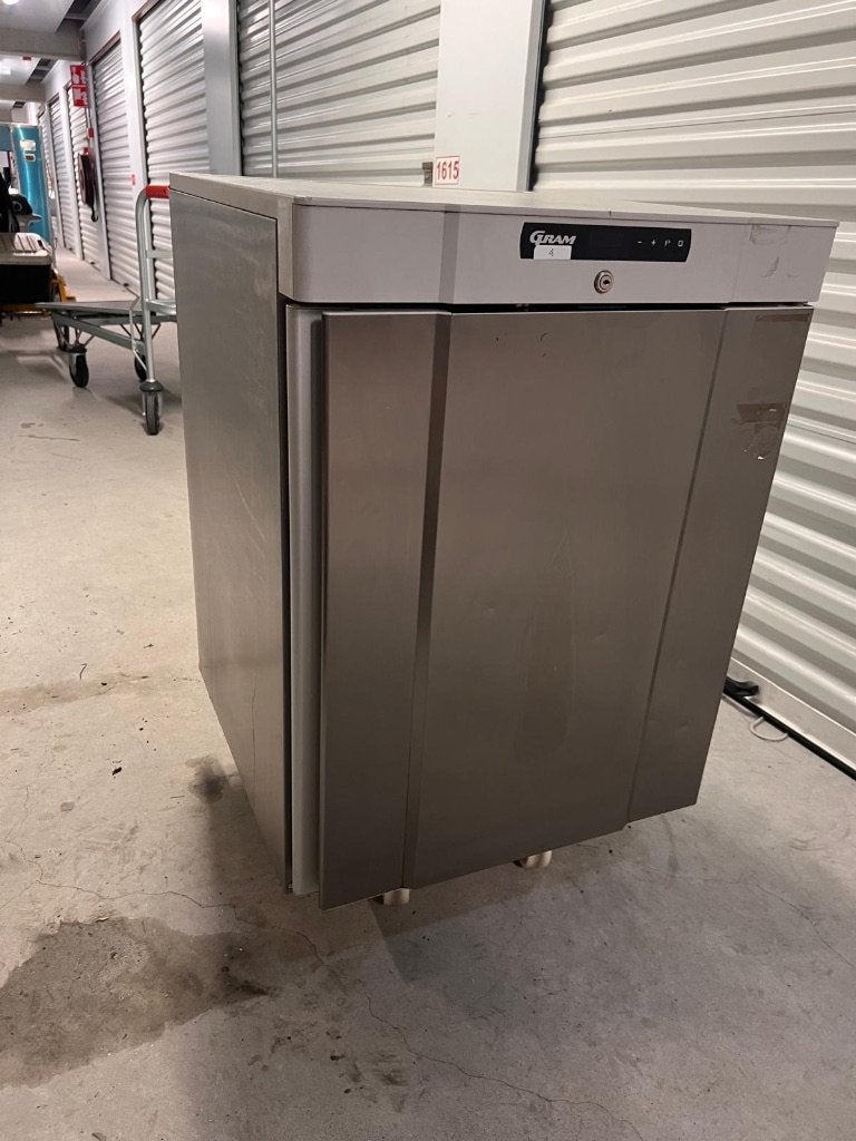 GRAM Compact K 210 RG 3N Prof Onderbouwkoelkast–RVS–76 liter, Ophalen, Gebruikt, Koelen en Vriezen