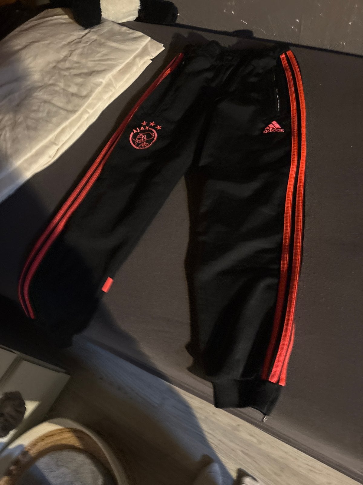 Adidas Ajax trainingspak (broek en jasje), Kleding | Heren, Zwart, Ophalen of Verzenden, Zo goed als nieuw, Voetbal