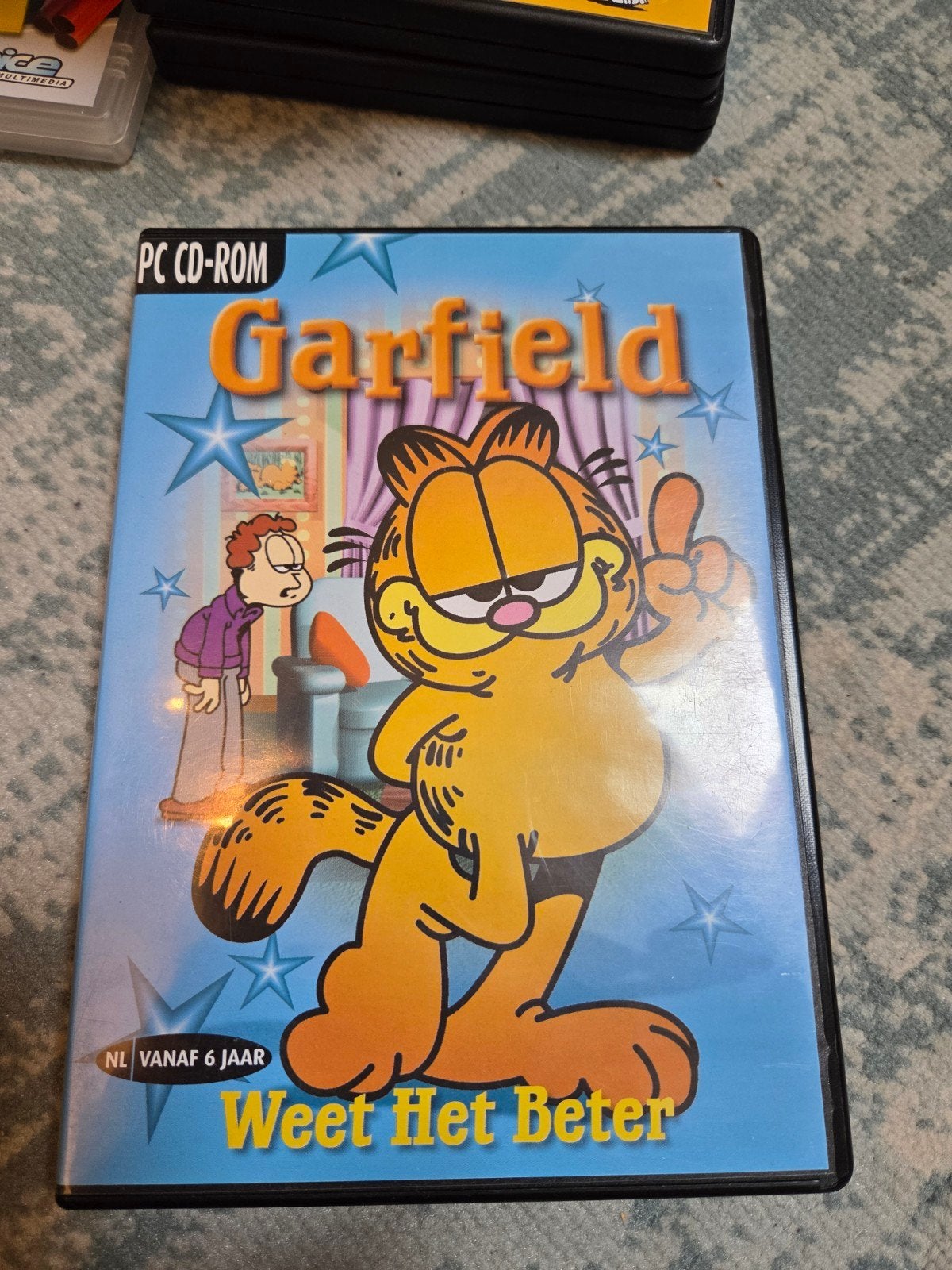 Garfield Weet Het Beter PC CD-ROM, Puzzel en Educatief, Gebruikt, 1 speler, Ophalen of Verzenden
