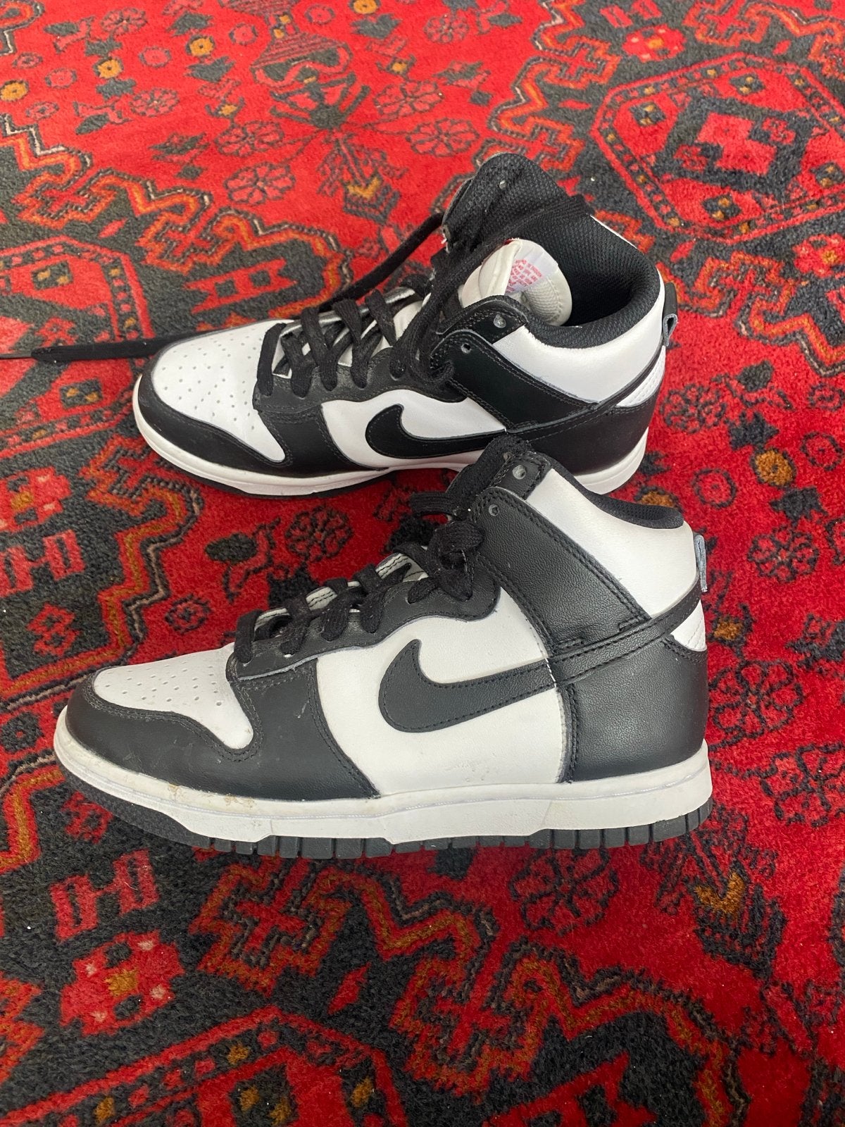 Nike Dunk High Panda - Zwart/Wit Sneakers, Ophalen, Gedragen, Zwart, Sneakers of Gympen