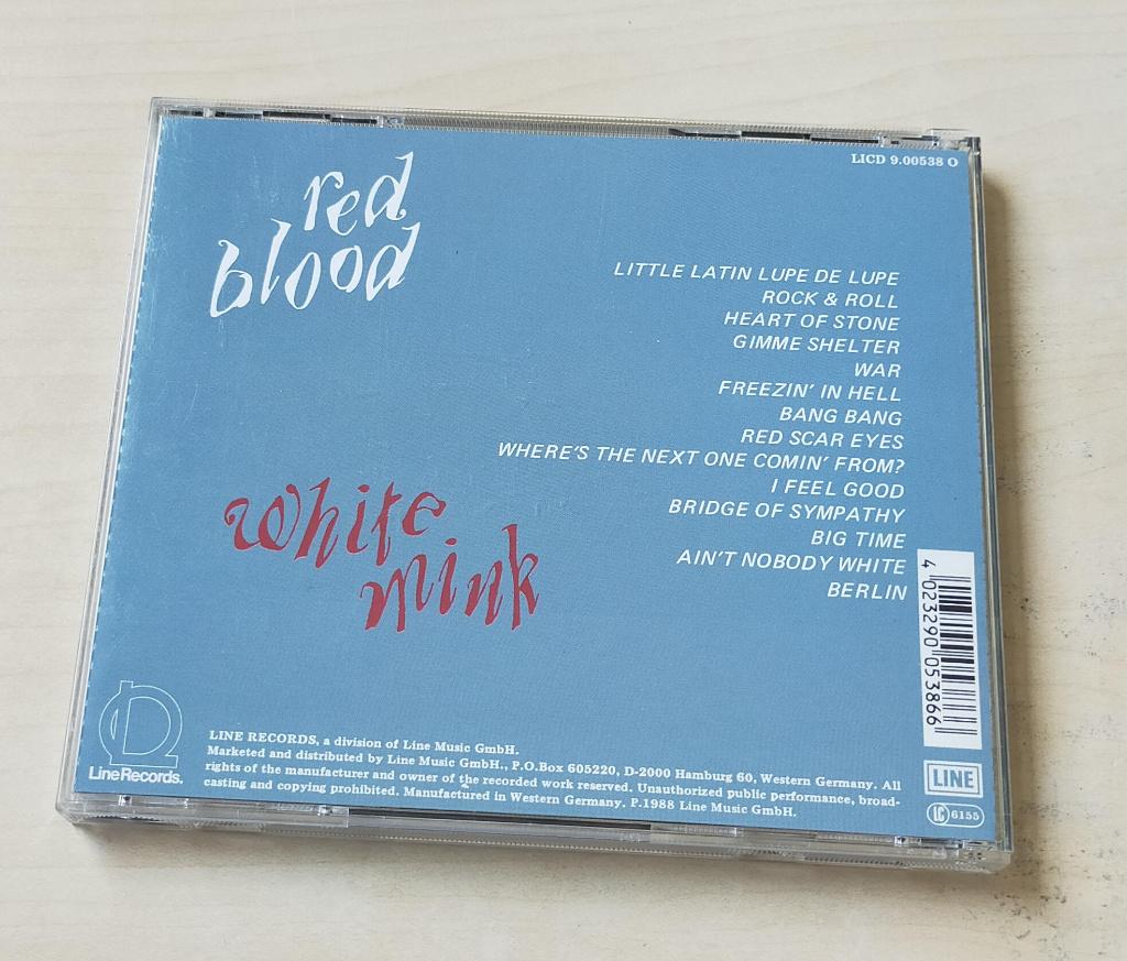 Mitch Ryder - Red Blood & White Mink CD 1988, Ophalen of Verzenden, Zo goed als nieuw, Poprock