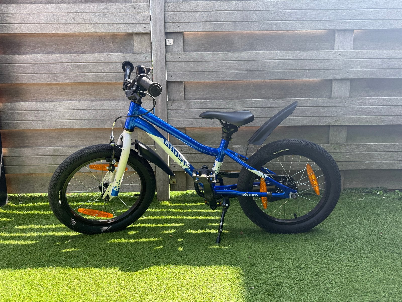 Ghost Powerkid 16 inch kinderfiets met zijwielen en garantie, Fietsen en Brommers, Ophalen, Terugtraprem, Zijwieltjes, 16 tot 20 inch