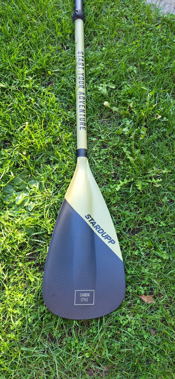 Stardupp Carbon Style SUP-peddel – Olive (1x gebruikt), Watersport en Boten, Ophalen of Verzenden, Nieuw, SUP-peddels