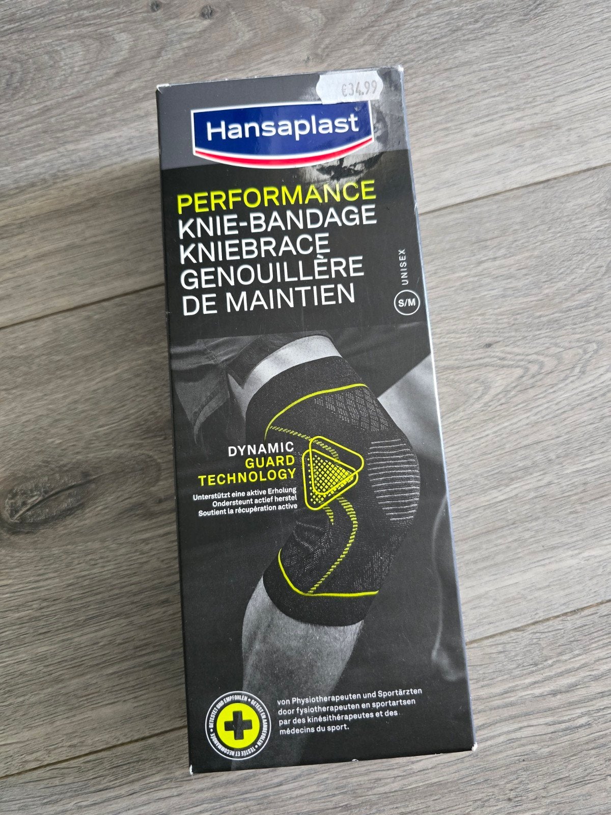 HANSAPLAST Kniebandage (1 stuk), maat S/M, Nieuw (Y7), Sport en Fitness, Gezondheidsproducten en Wellness, Nieuw, Overige typen