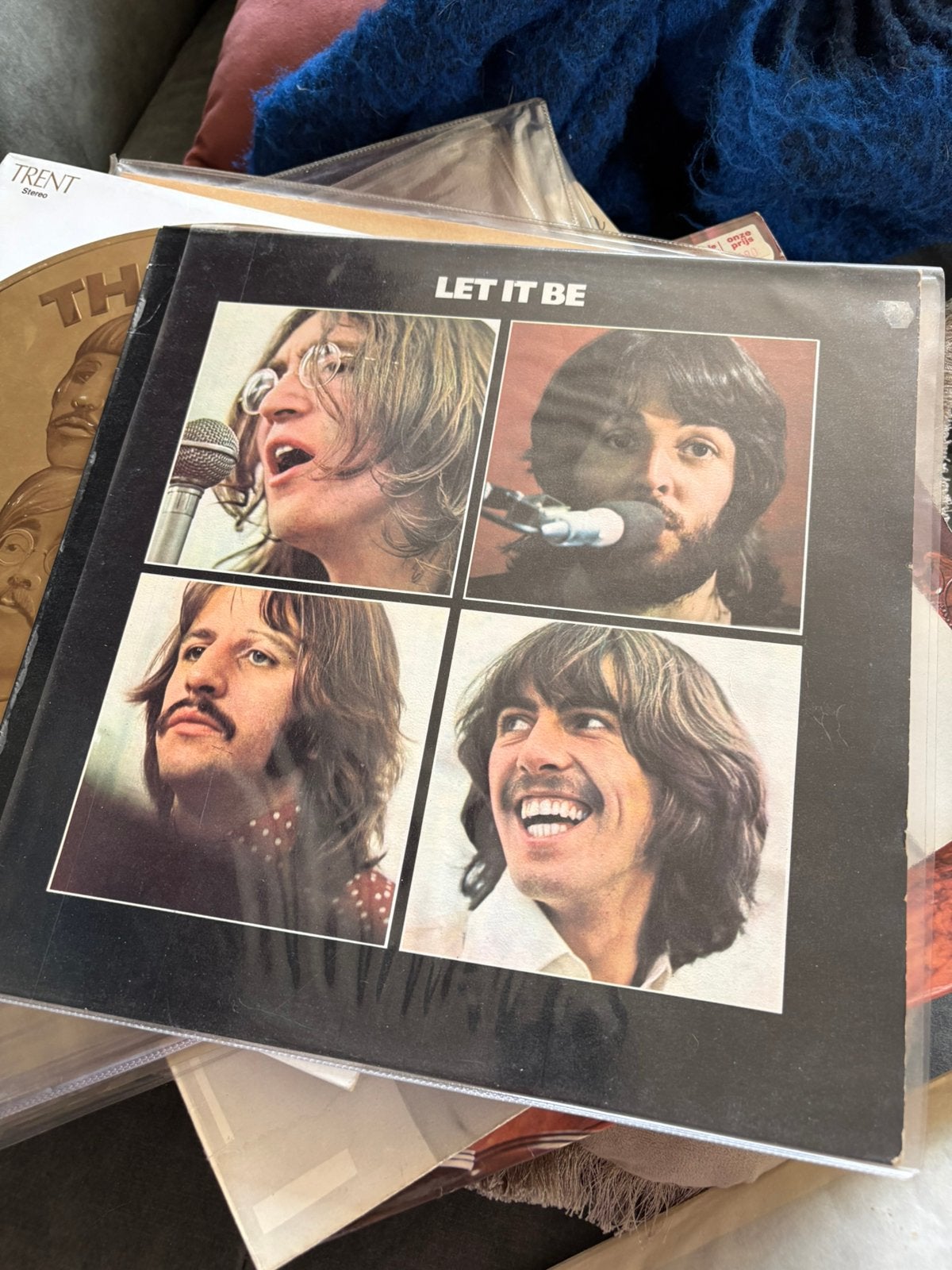 Beatles let it be, Cd's en Dvd's, Ophalen, Zo goed als nieuw, 12 inch