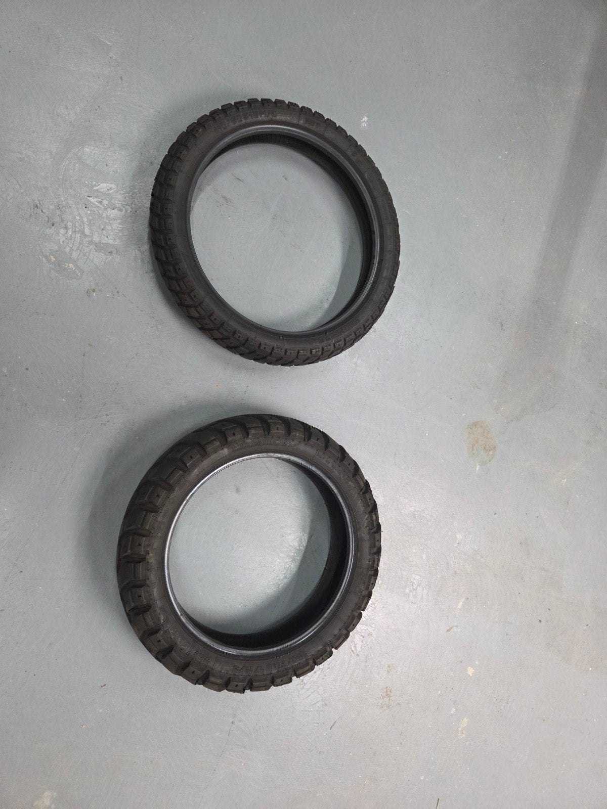 Heidenau K60 Scout Motorbanden Set (110/80B19 & 150/70B17), Ophalen of Verzenden, Gebruikt