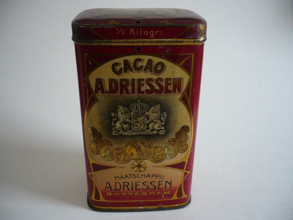 A. Driessen cacao, Rotterdam Holland, zeldzaam mooi., Ophalen of Verzenden, Zo goed als nieuw, Overige, Overige merken
