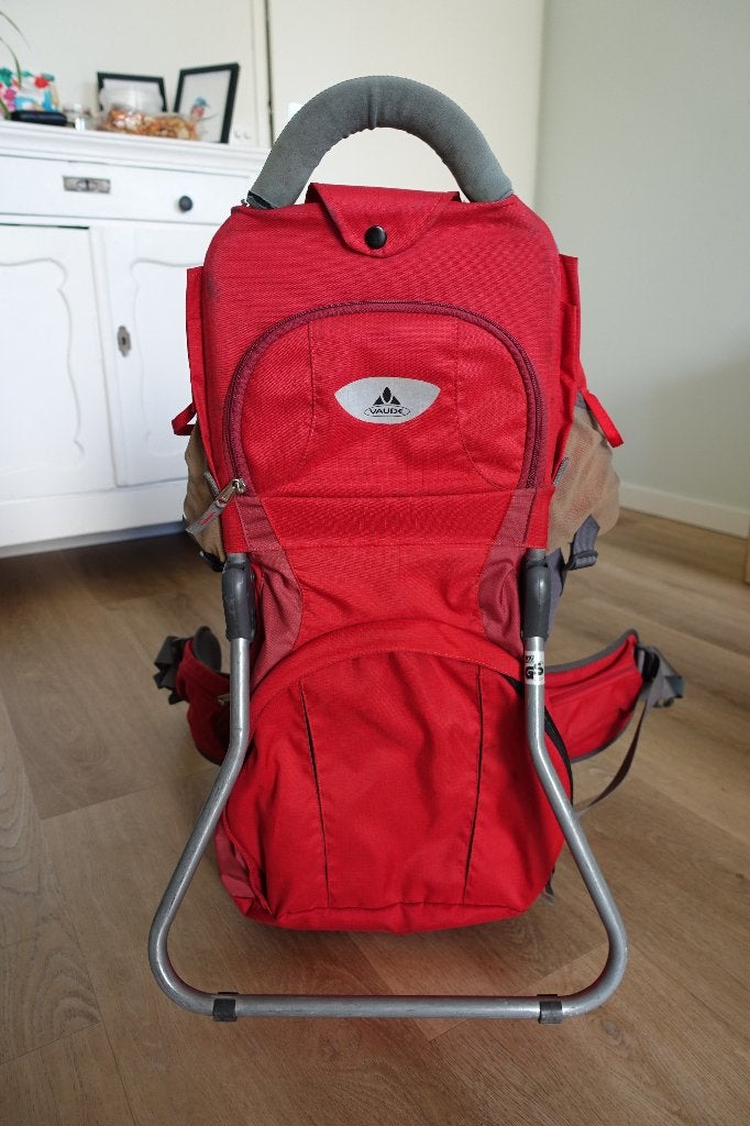 Vaude kinderdrager, Kinderen en Baby's, Babydragers en Draagdoeken, Gebruikt, Rug, Draagzak, Ophalen