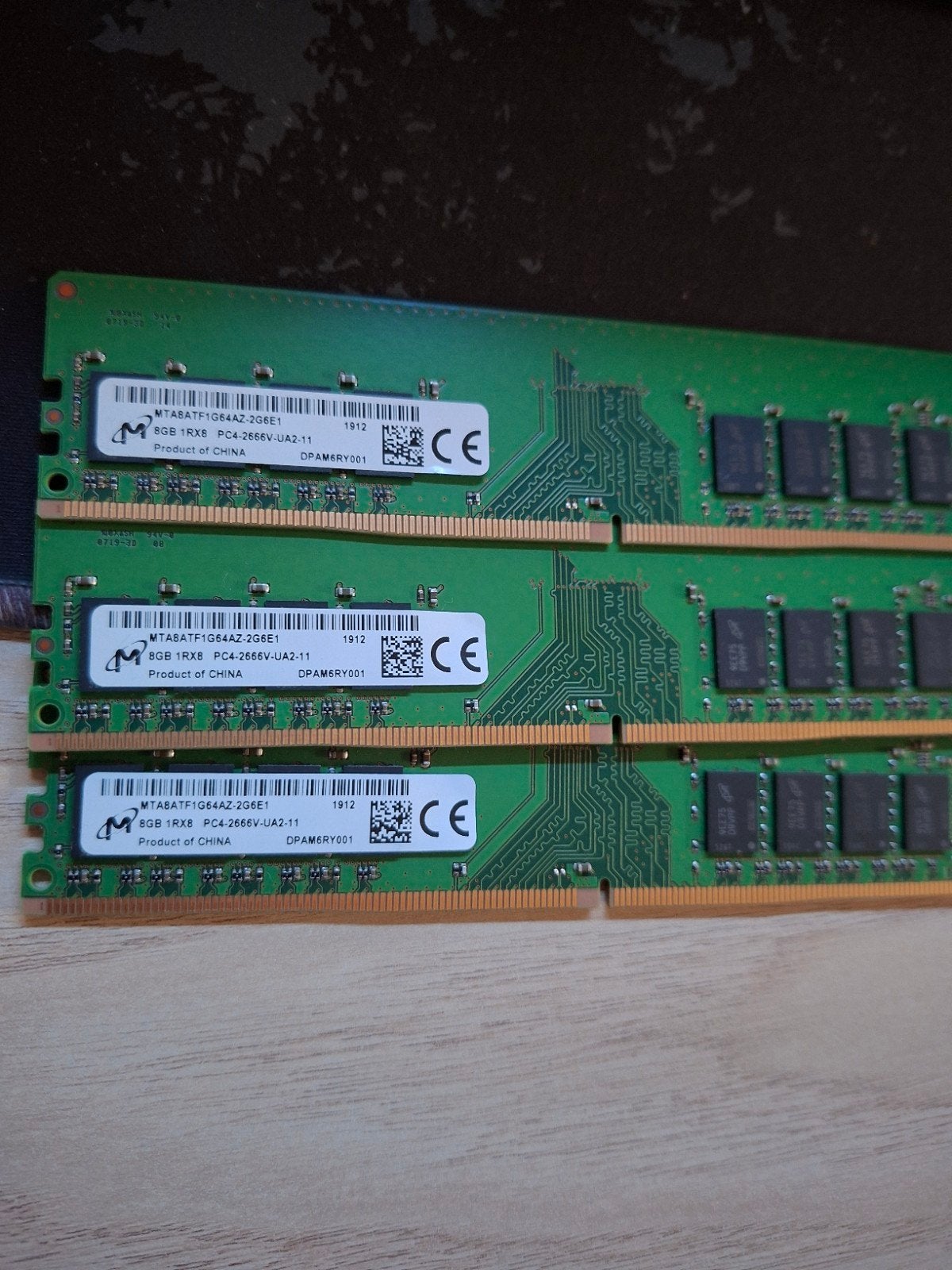 8 GB DDR4 RAM Micron PC, Computers en Software, RAM geheugen, Gebruikt, DDR4, 8 GB, Ophalen of Verzenden