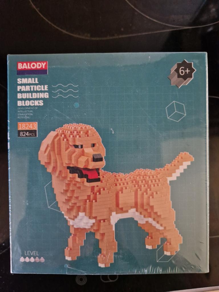 Balody Bouwblokken Hond Golden Retriever 824 stuks, Ophalen of Verzenden, Nieuw, Overige merken