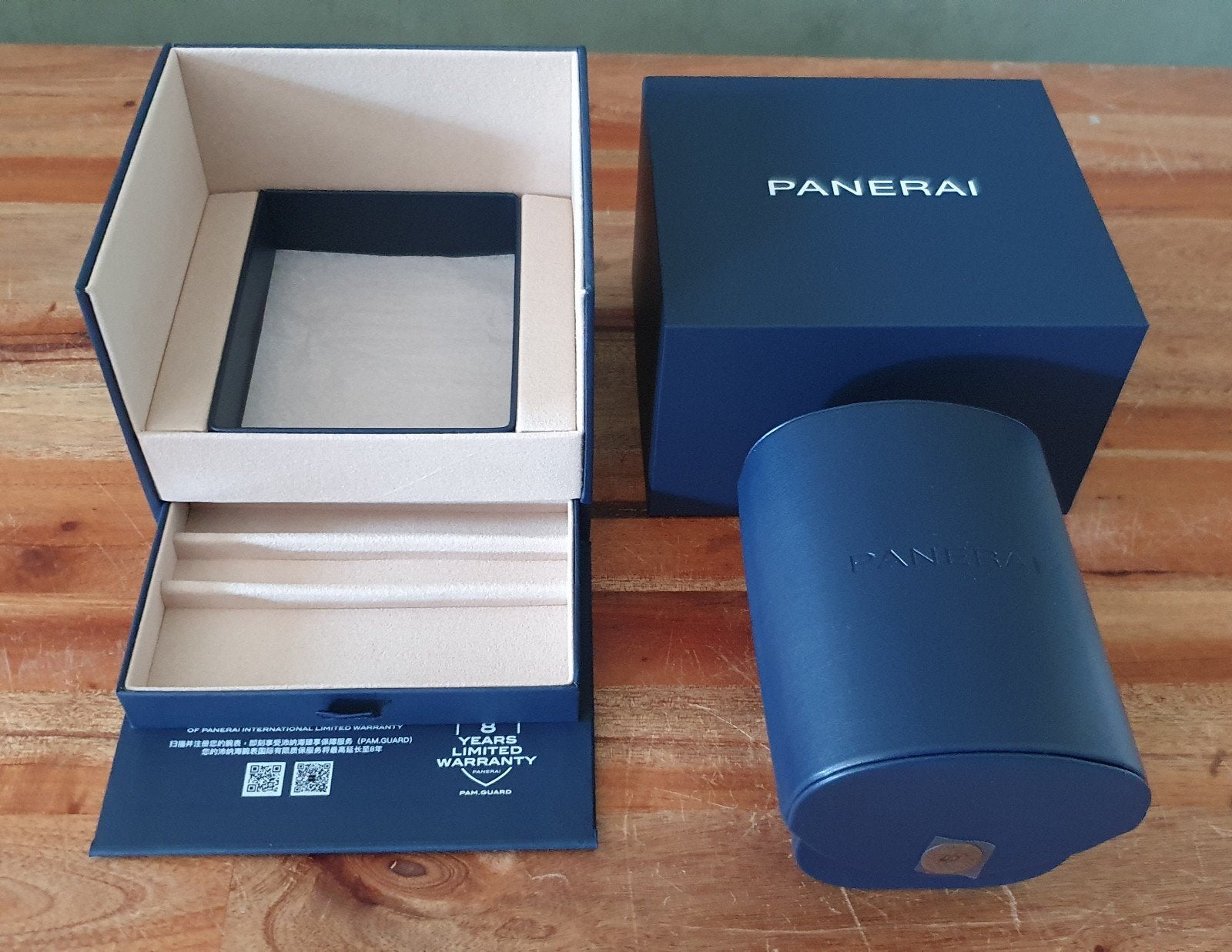 Panerai horloge box met reisetui, Verzenden, Zo goed als nieuw