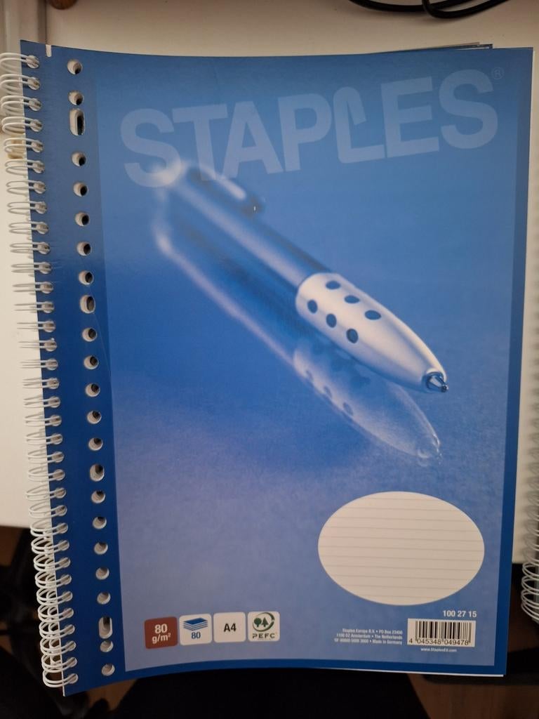 7 staples schriften,  6 lijn, 1 ruit, Ophalen of Verzenden