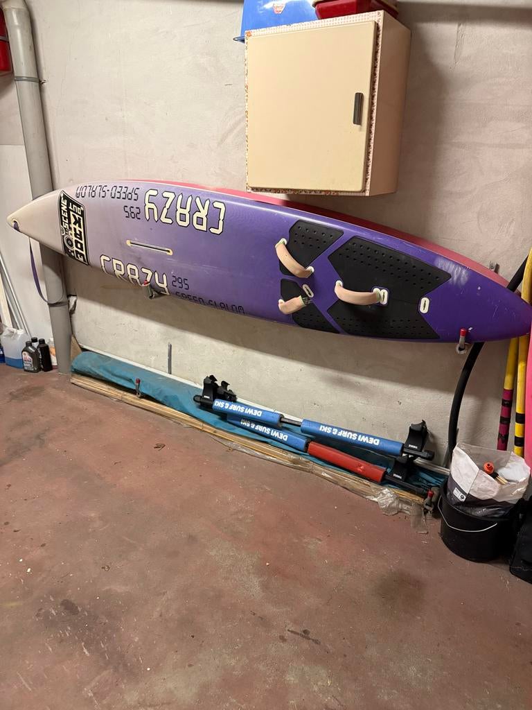 Crazy 295 Speed Slalom Surfplank, Ophalen, Gebruikt, 250 tot 300 cm, Plank