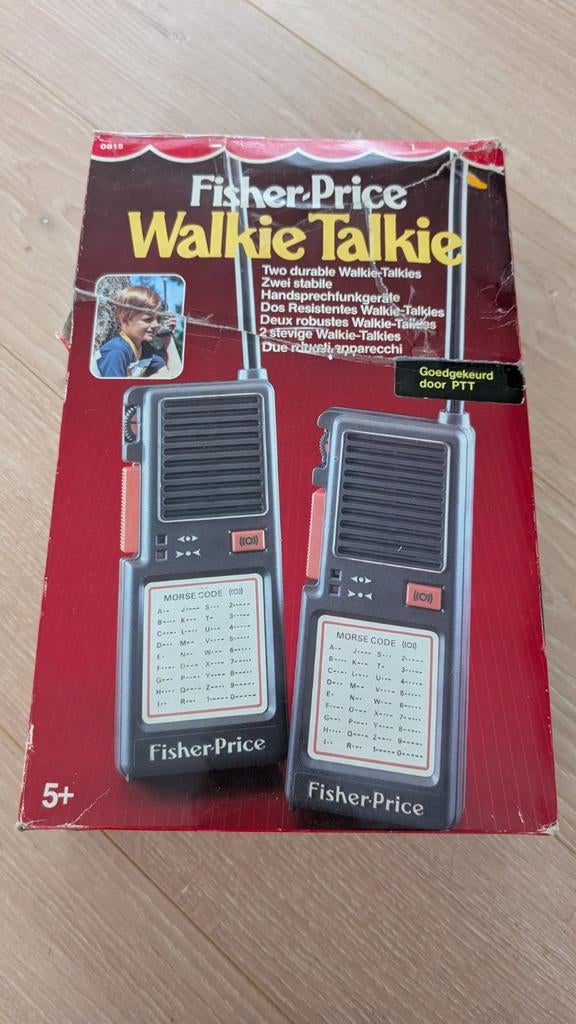 Fisher-Price Walkie Talkie Set - Vintage Speelgoed, Ophalen of Verzenden, Gebruikt, Minder dan 2 km, Portofoon of Walkie-talkie