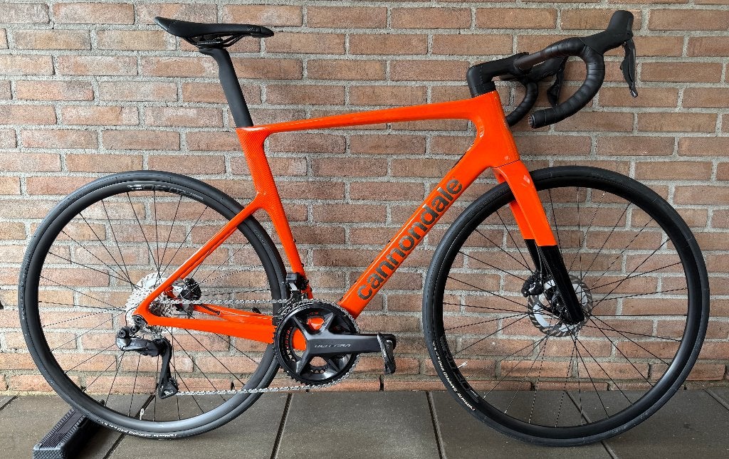 Cannondale Supersix EVO Ultegra di2 12S Carbon Stuur maat 56, Fietsen en Brommers, 28 inch, Carbon, Zo goed als nieuw, Meer dan 20 versnellingen