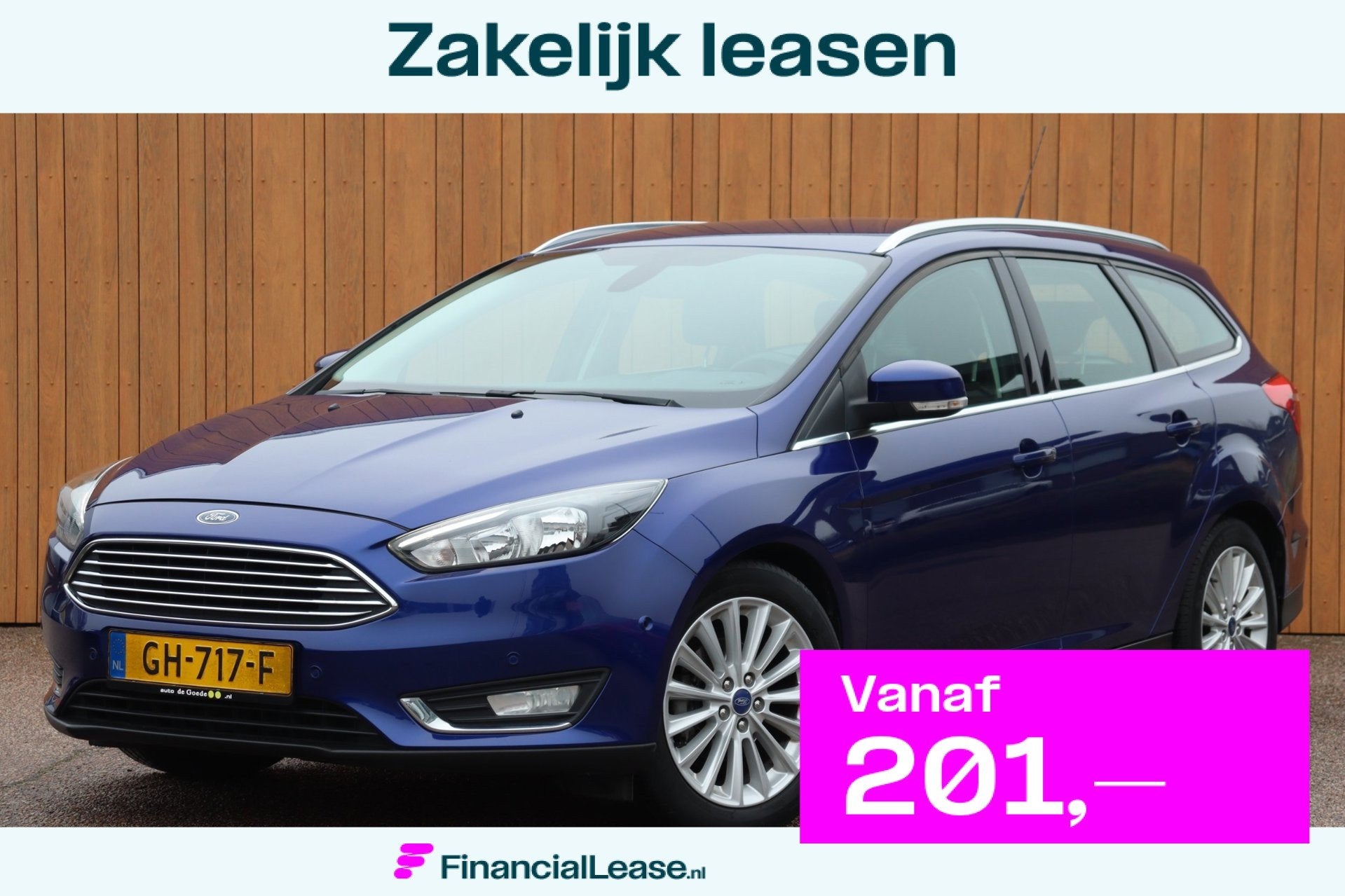 Ford Focus Wagon 1.0 First Edition orgNL trekhaak navi, 12 maanden, 125 pk, Gebruikt, Euro 6