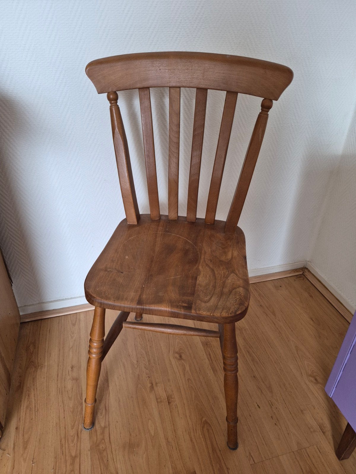 vintage stoel, Huis en Inrichting, Ophalen, Gebruikt, Bruin, Eén